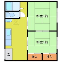 あわらハイツの物件間取画像